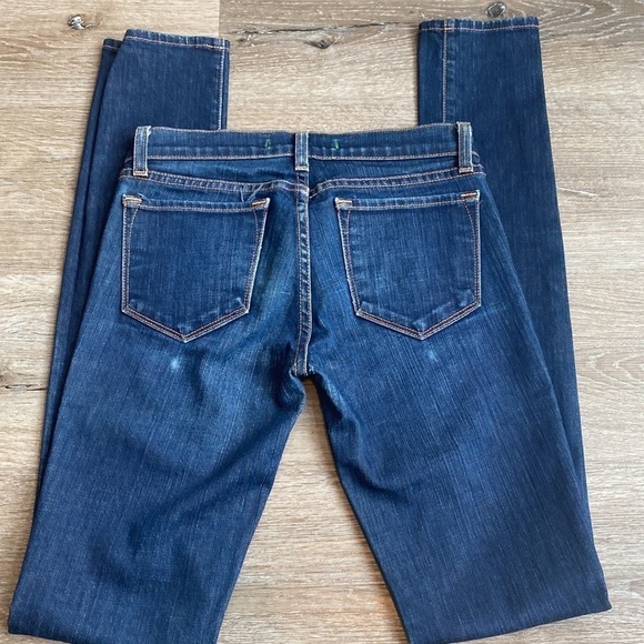 J Brand Low Rise Pencil Leg Jean Color Ink Size 25 Dark Wash Stretch - Picture 8 of 8